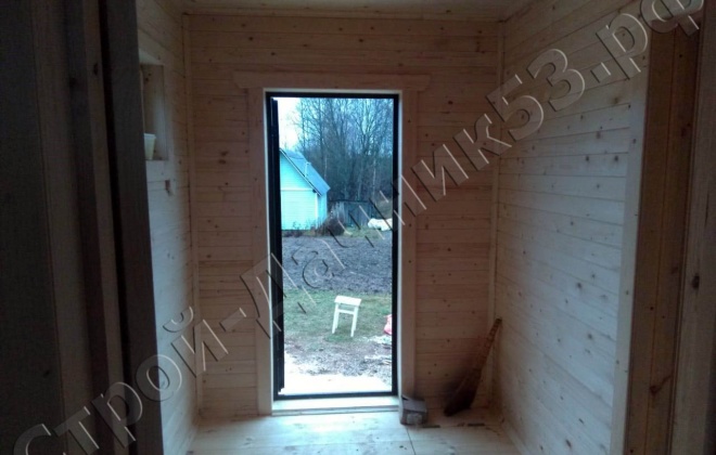 4 Каркасно-щитовой дом 7×5, 35 м², Псковская область, деревня Палкино (3)